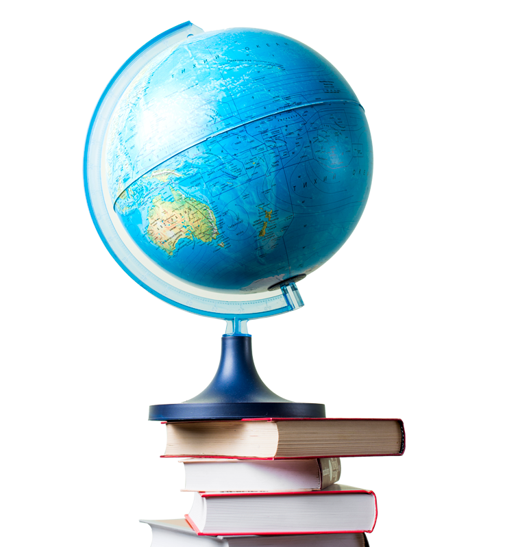 montagna-dei-libri-con-un-globo